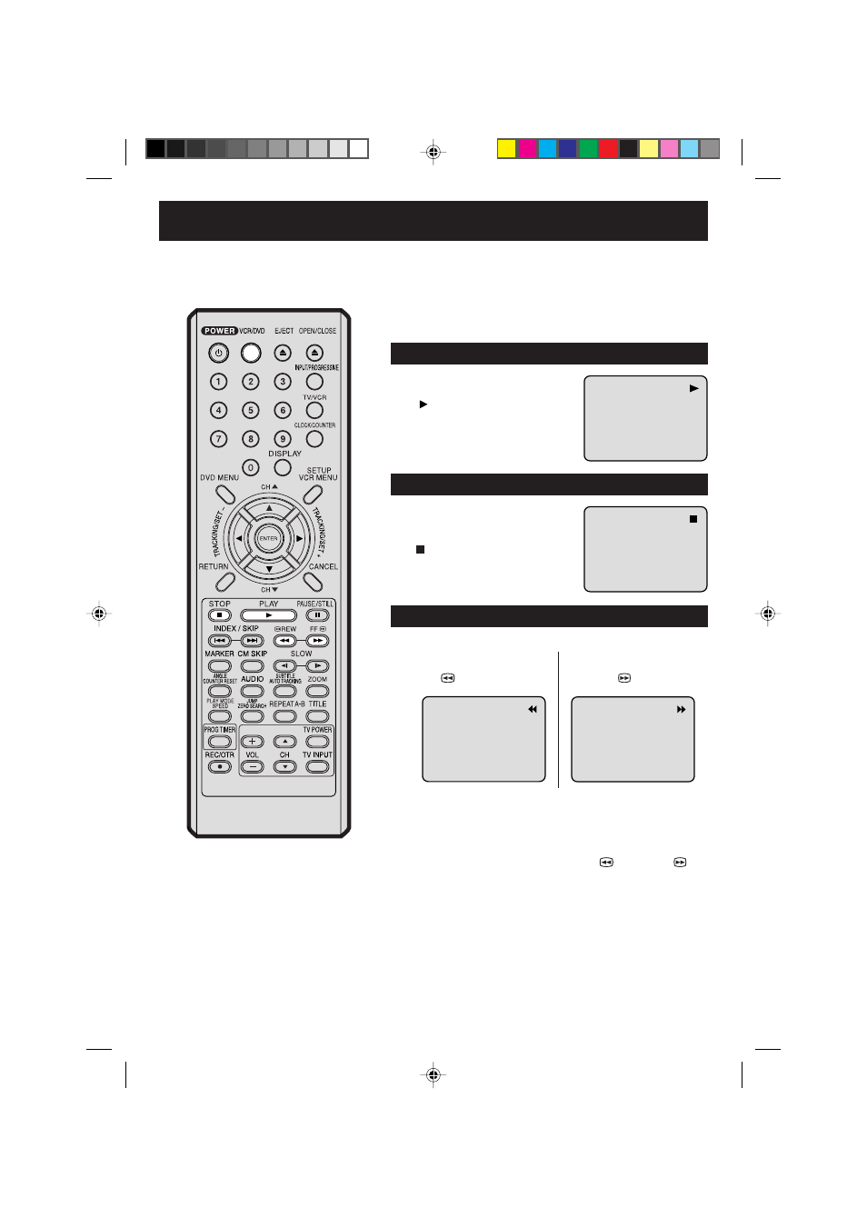 Tape playback operation, Cassette tape playback, 25 cassette tape playback | Panasonic PV-D734S User Manual | Page 25 / 68