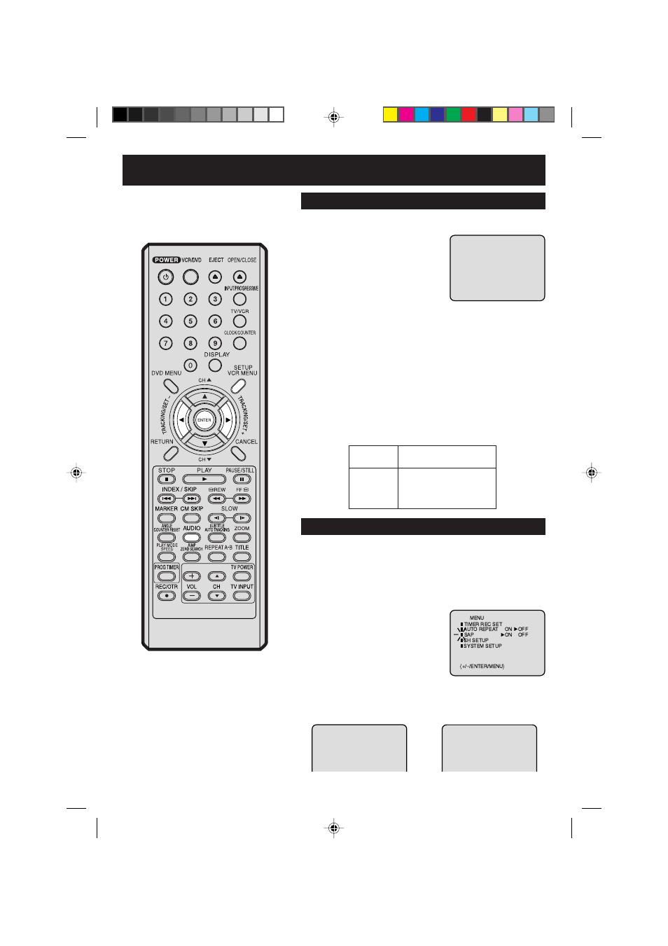 Advanced function of vcr section, Stereo recording and playback, Second audio program (sap) | Panasonic PV-D734S User Manual | Page 33 / 68