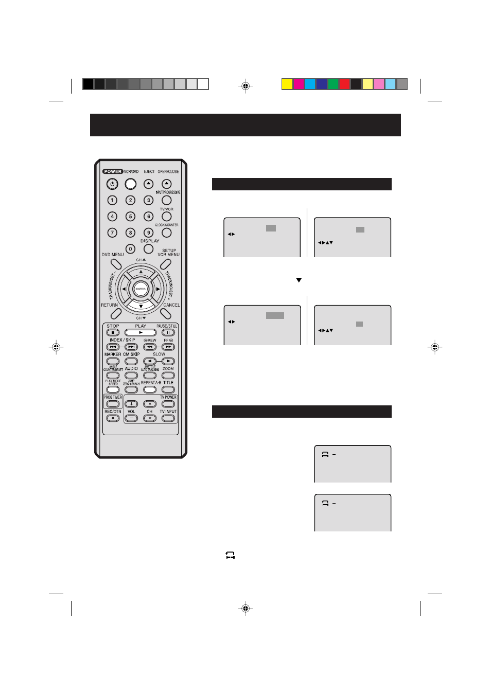 Repeat playback | Panasonic PV-D734S User Manual | Page 40 / 68