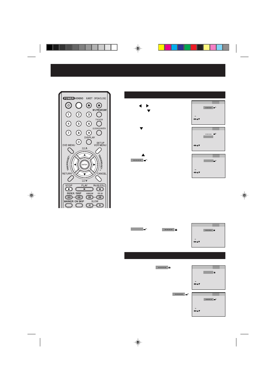 Advanced function of dvd section, Parental control, 47 parental control | Parental control setting | Panasonic PV-D734S User Manual | Page 47 / 68