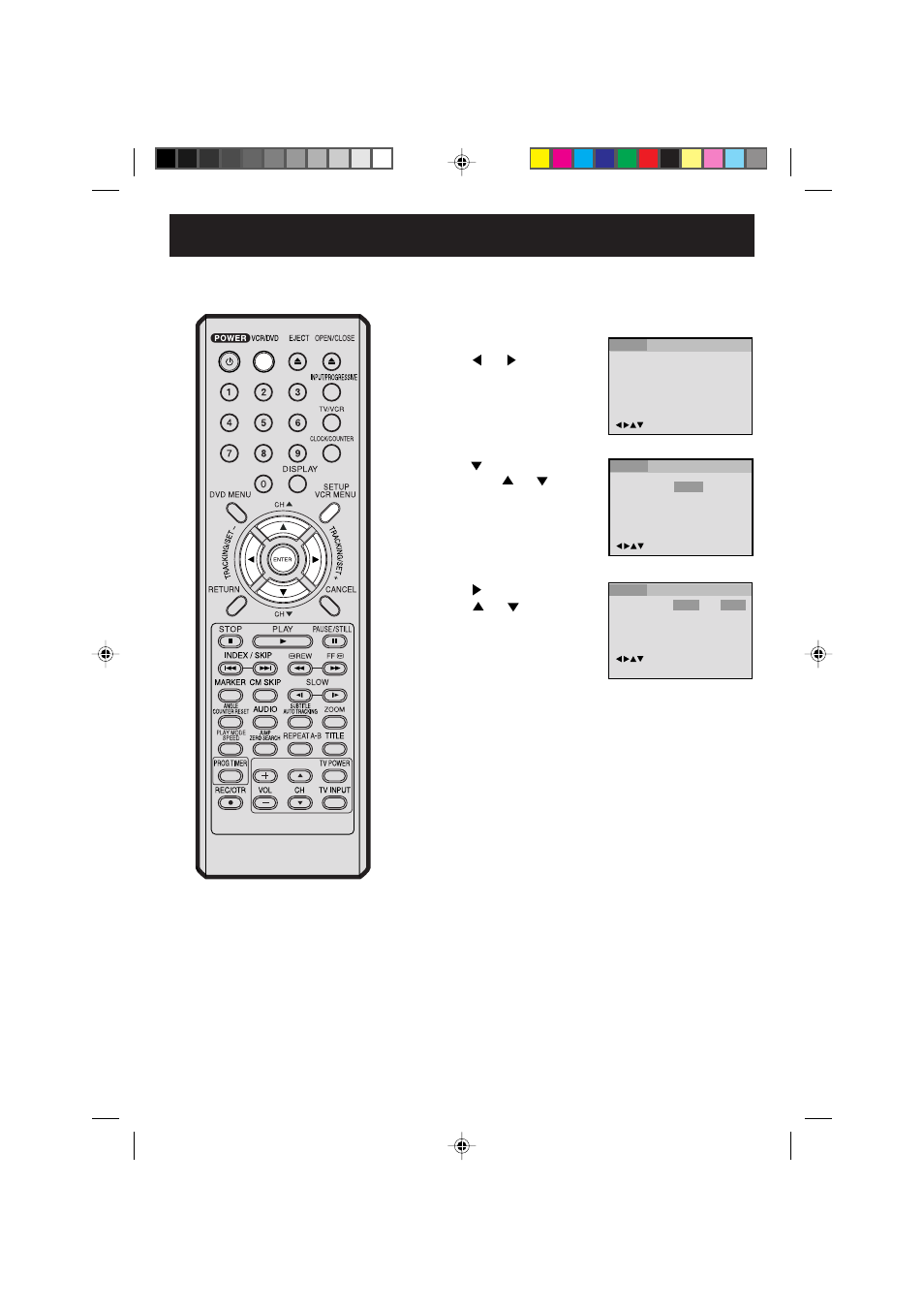 Setting menu language | Panasonic PV-D734S User Manual | Page 49 / 68