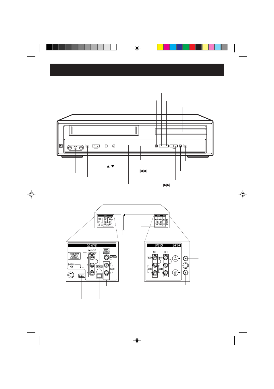 Parts and functions, Discs that can be played, Rear front | Panasonic PV-D734S User Manual | Page 8 / 68