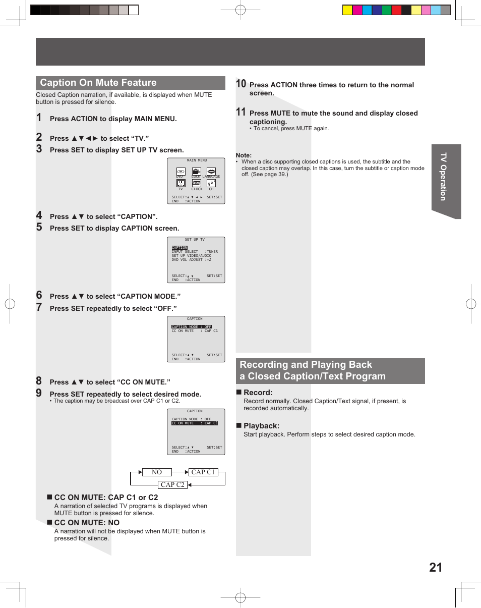 Panasonic PV-DF2035 User Manual | Page 21 / 64