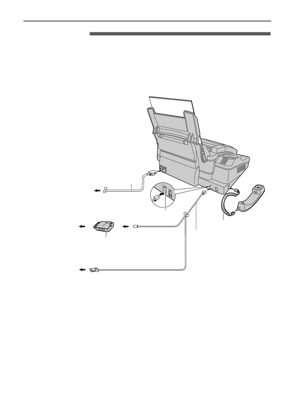 Setup, Connections | Panasonic KX-FP85AL User Manual | Page 14 / 92