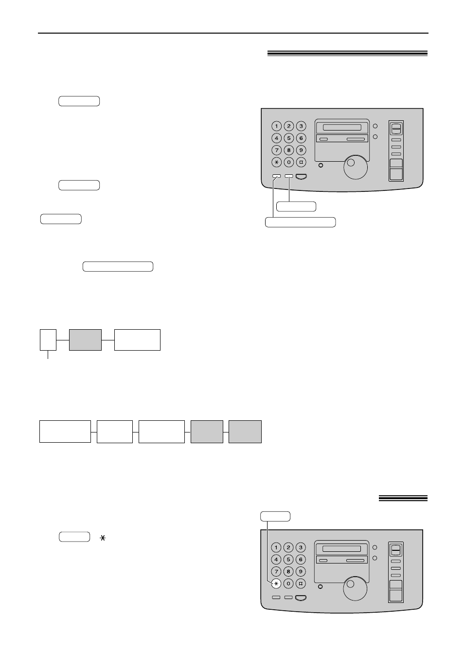 Making and answering calls, Recall and pause buttons, Tone button (kx-fp81al/kx-fp85al only) | Recall button, Entering pauses, Tone button | Panasonic KX-FP85AL User Manual | Page 21 / 92