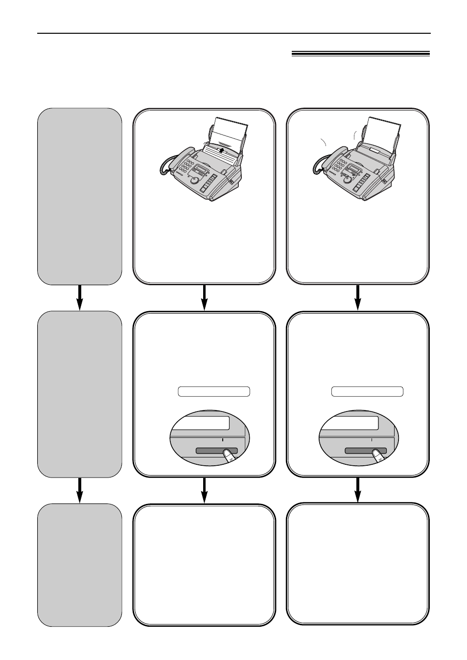 Set rx modes, Receiving faxes, Setting the unit to receive faxes | Use only as fax, Use as answering device/fax | Panasonic KX-FP85AL User Manual | Page 40 / 92