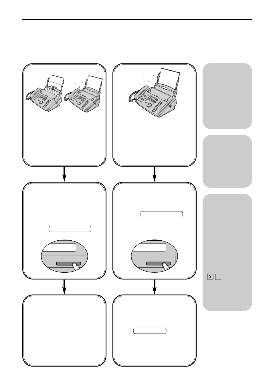 Receiving faxes, Other options, Mostly voice calls | Use as telephone/ automatic fax, Tel/fax mode (p. 46), Tel mode (p. 42) | Panasonic KX-FP85AL User Manual | Page 41 / 92