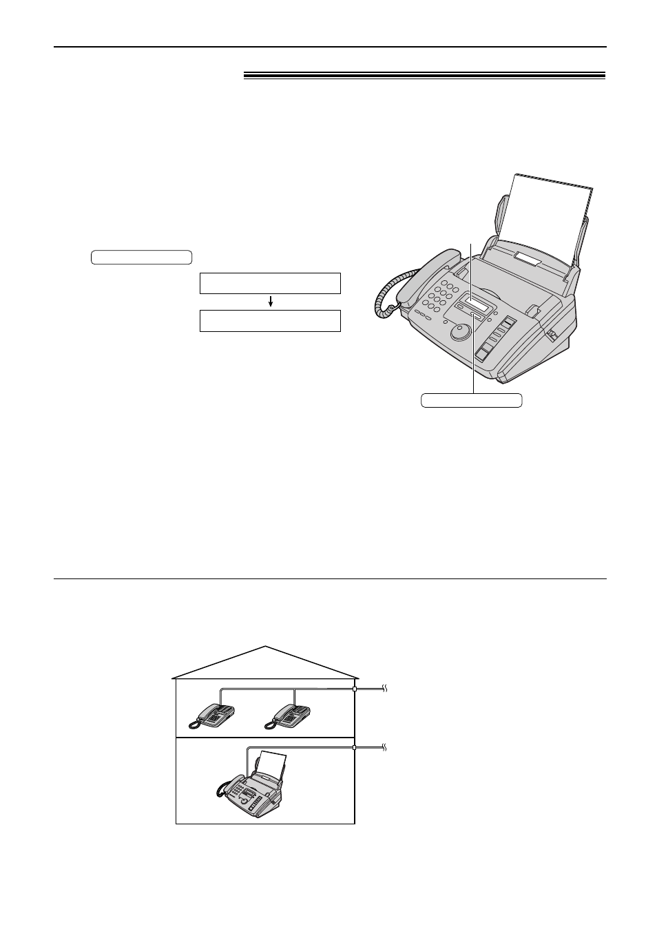 Receiving faxes, Fax only mode ! (all calls are received as faxes), Activating the fax only mode | Panasonic KX-FP85AL User Manual | Page 43 / 92