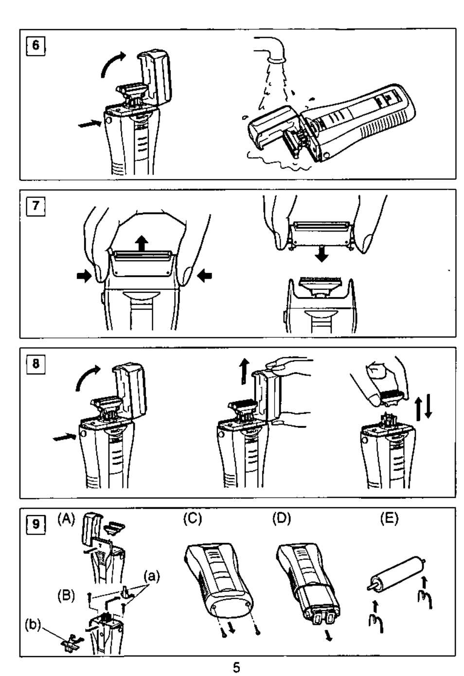 Panasonic ES765 User Manual | Page 5 / 20