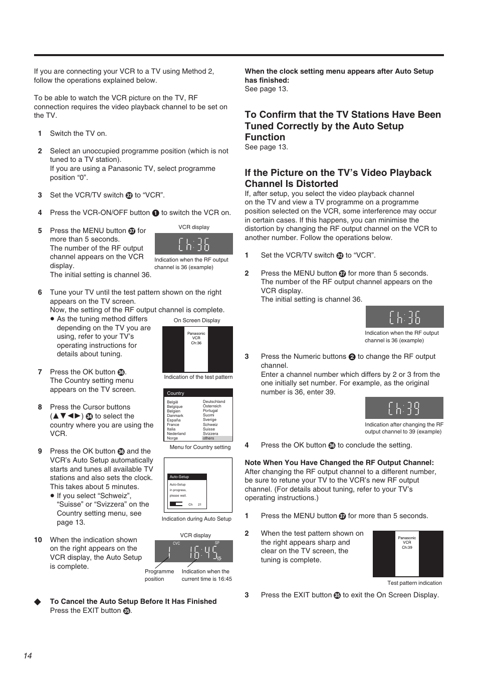 Panasonic NV-FJ710 Series User Manual | Page 14 / 58