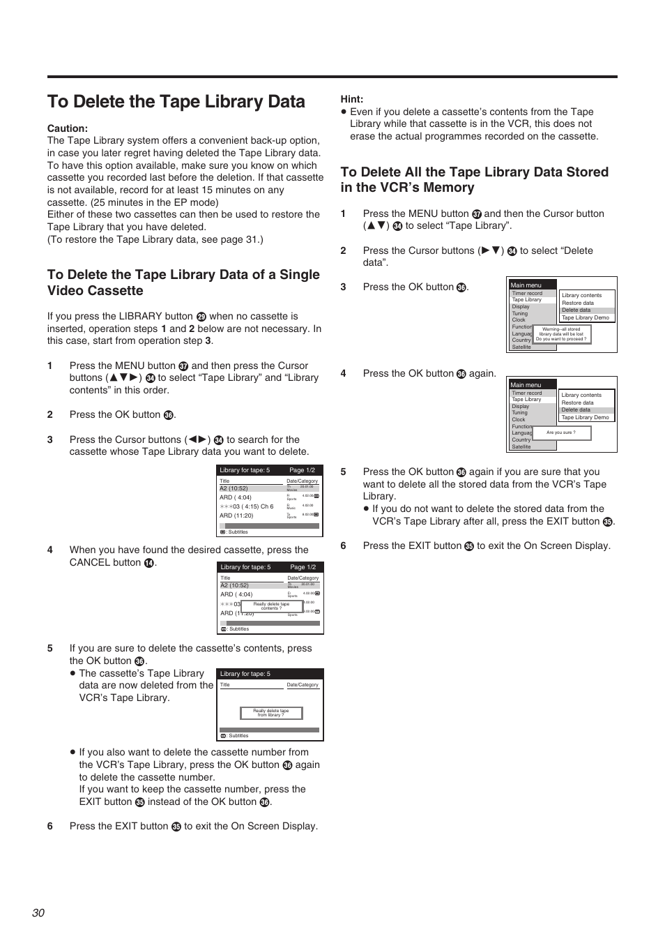 Panasonic NV-FJ710 Series User Manual | Page 30 / 58