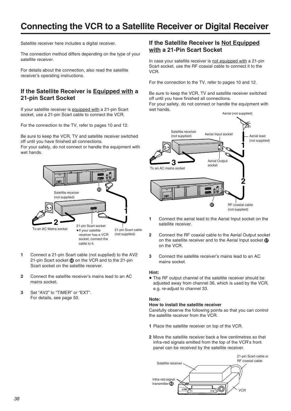 Panasonic NV-FJ710 Series User Manual | Page 38 / 58