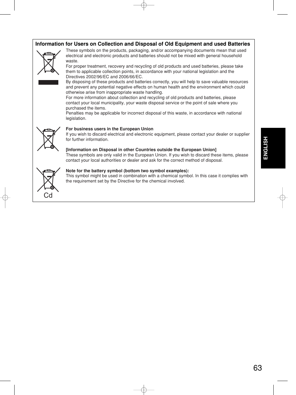 Panasonic PT-DW5100E User Manual | Page 63 / 64