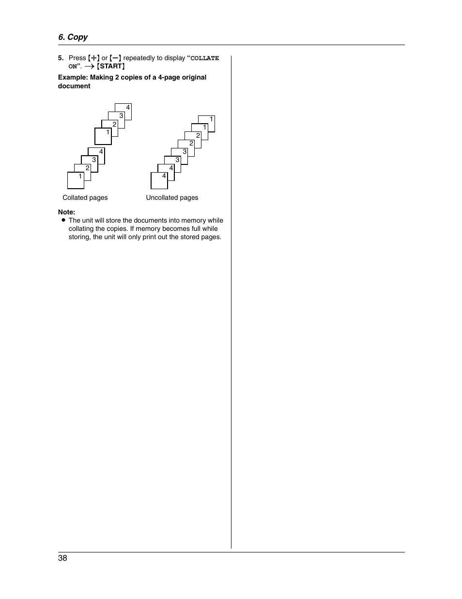 Panasonic KX-FG2451 User Manual | Page 38 / 76