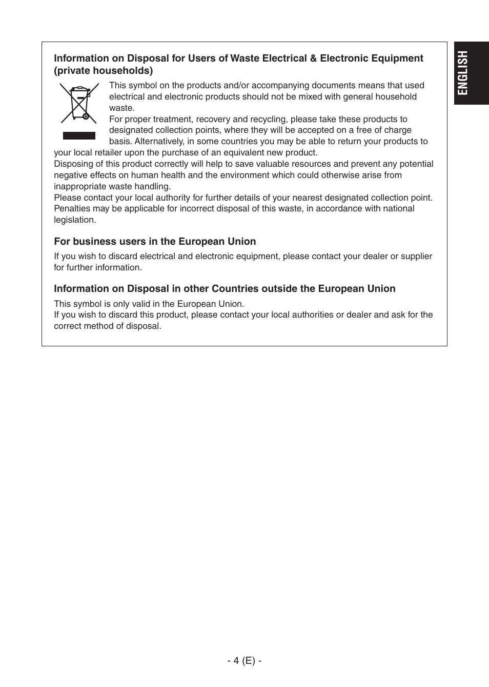 Ak-hc1500goperators manual 5.pdf, English | Panasonic AK-HC1500G User Manual | Page 5 / 52