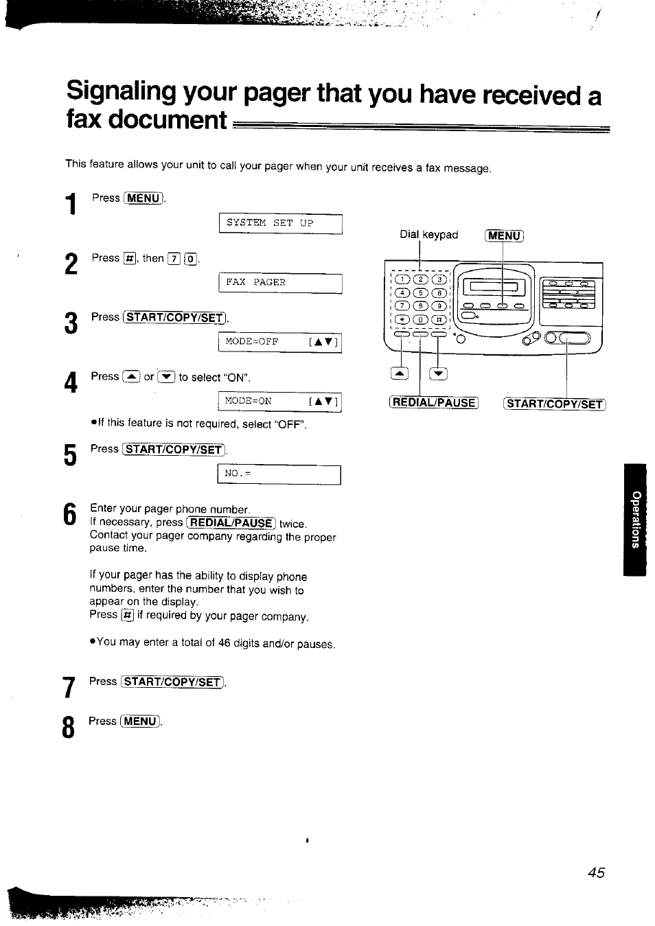 Panasonic KX-F2781NZ User Manual | Page 45 / 82