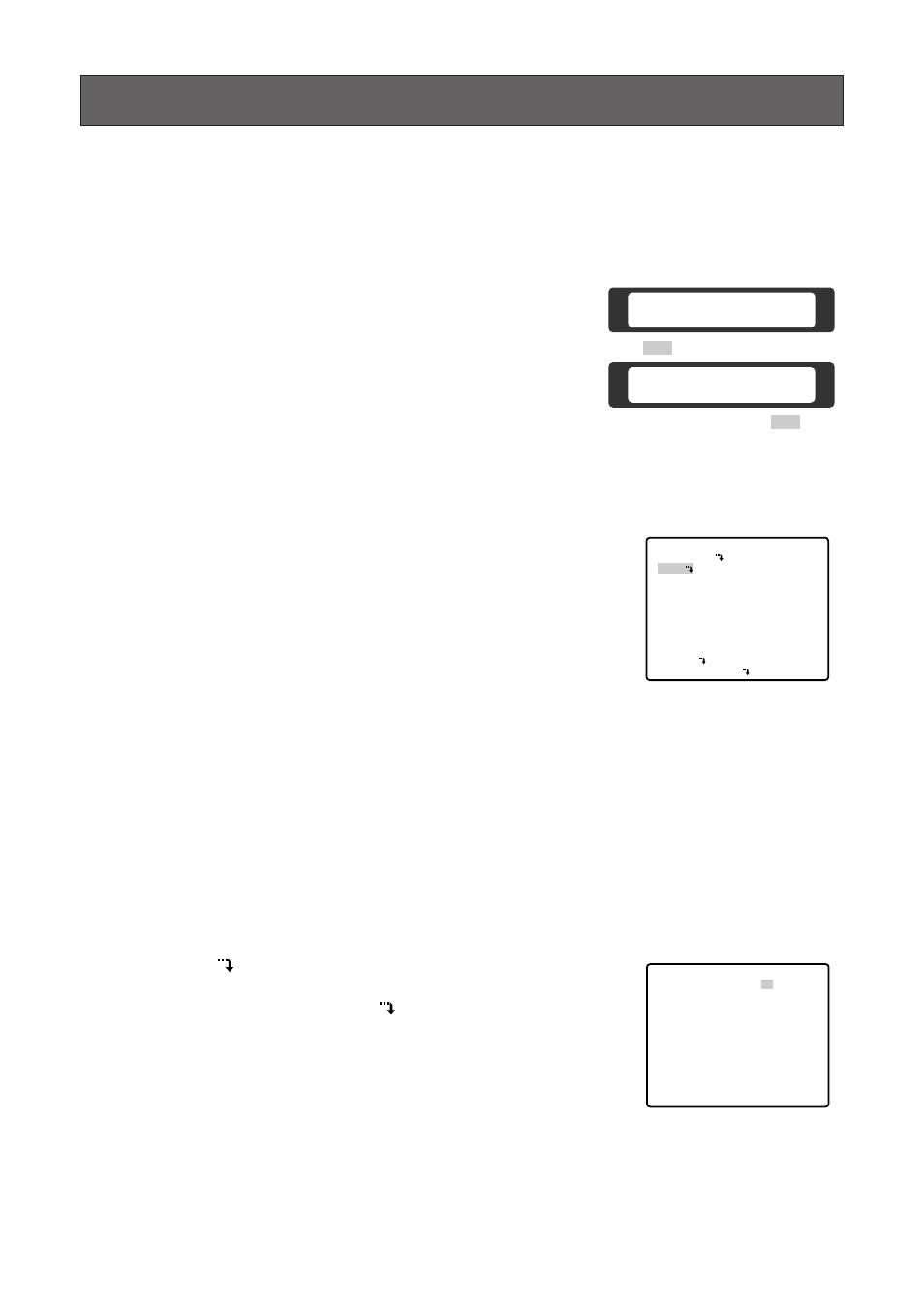 Setting procedures, Menu display, Setup menu display | Submenu display | Panasonic WV-CS564 User Manual | Page 15 / 52