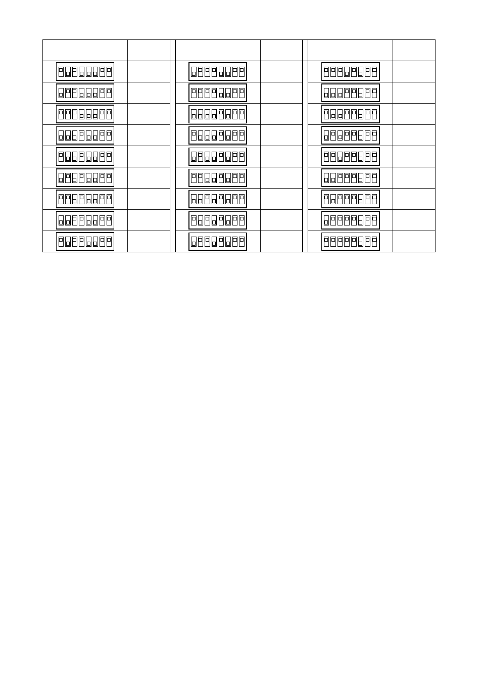 Switch position unit number | Panasonic WV-CS564 User Manual | Page 43 / 52