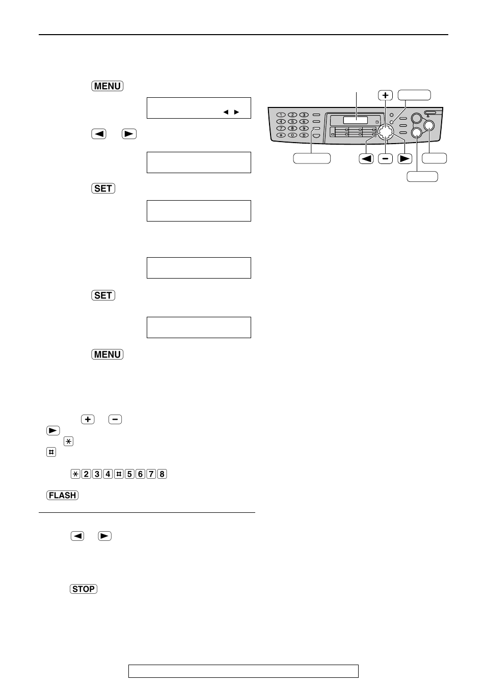 Setup, Setting your facsimile telephone number | Panasonic KX-FLB751 User Manual | Page 20 / 84