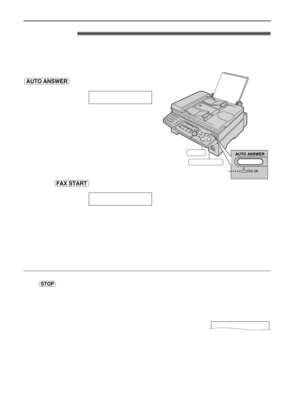 Receiving faxes, Tel mode ! (answering all calls manually), Activating tel mode receiving a fax manually | Panasonic KX-FLB751 User Manual | Page 40 / 84
