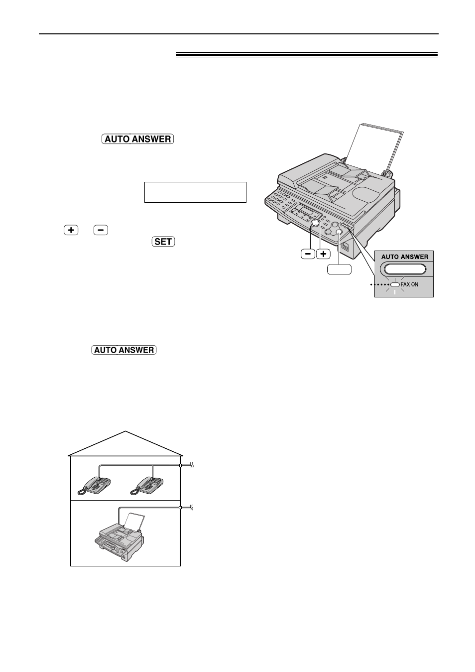 Receiving faxes, Fax only mode ! (all calls are received as faxes), Activating fax only mode | Panasonic KX-FLB751 User Manual | Page 41 / 84