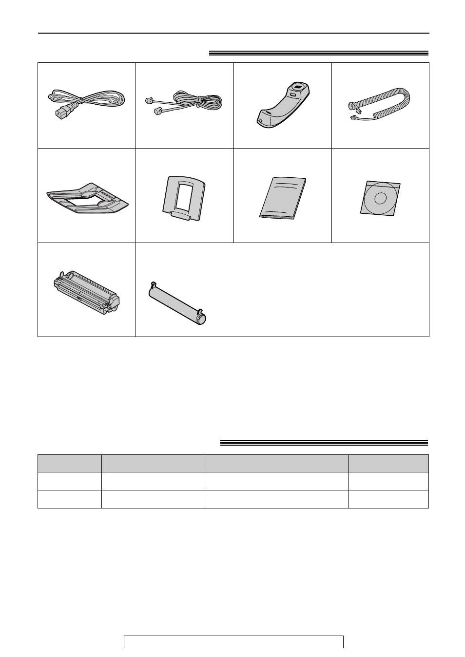 Initial preparation, Accessories, Included accessories | Accessory information | Panasonic KX-FLB751 User Manual | Page 5 / 84