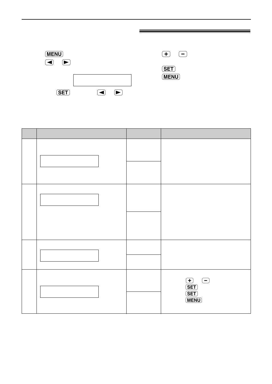 Features summary, Advanced features, How to set menu options | Cont.), Programming table (cont.) | Panasonic KX-FLB751 User Manual | Page 60 / 84