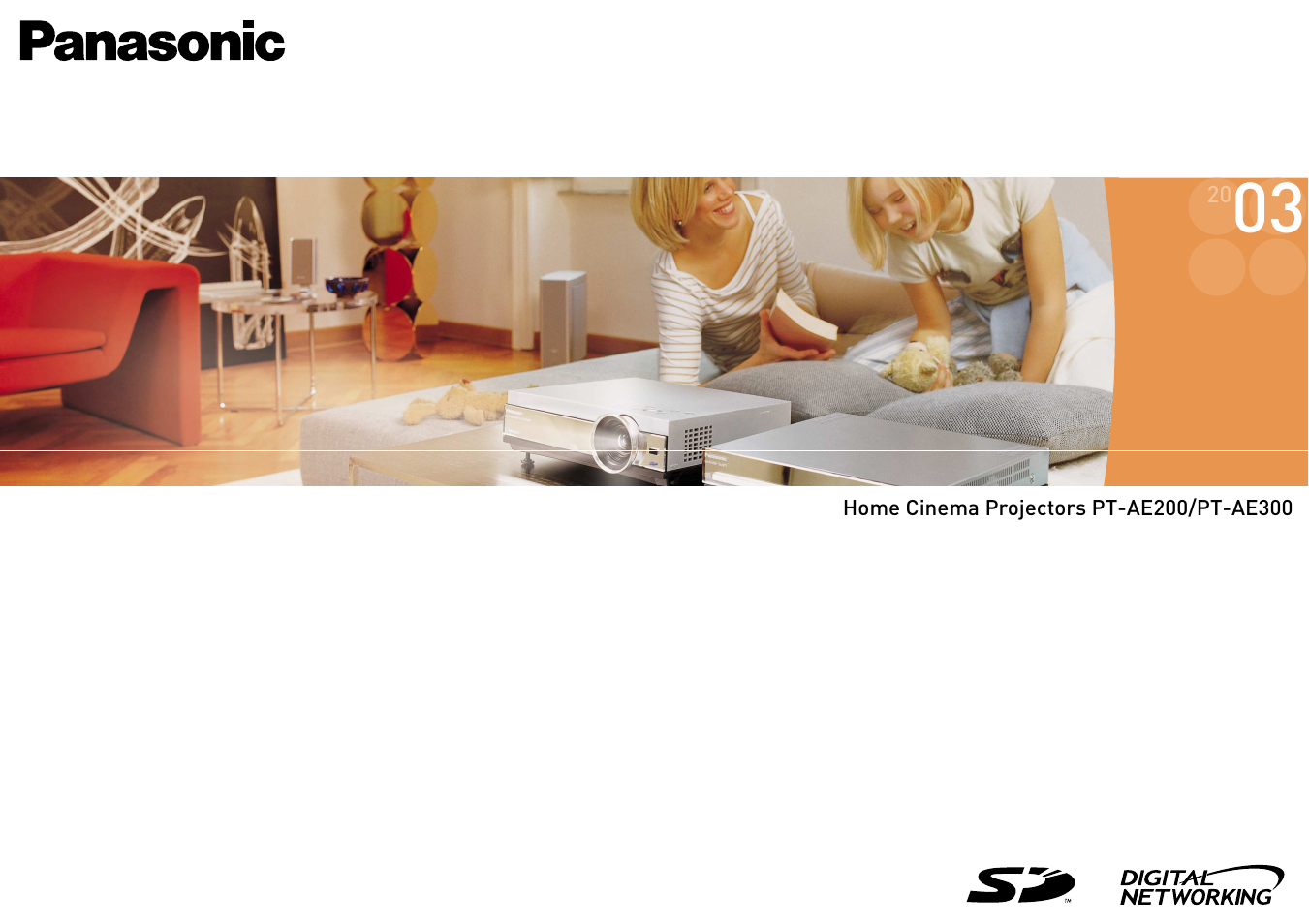 Panasonic PT-AE200 User Manual | 12 pages