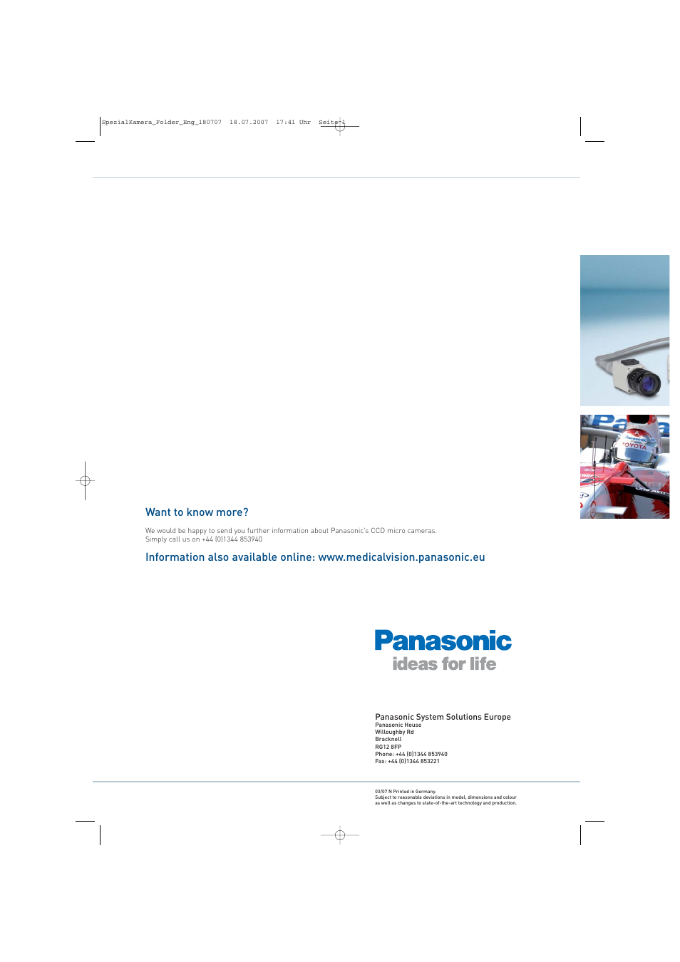 Want to know more | Panasonic GP-KS822 User Manual | Page 12 / 12