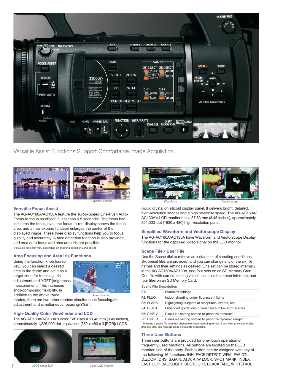 Panasonic AG-AC130A User Manual | Page 8 / 12