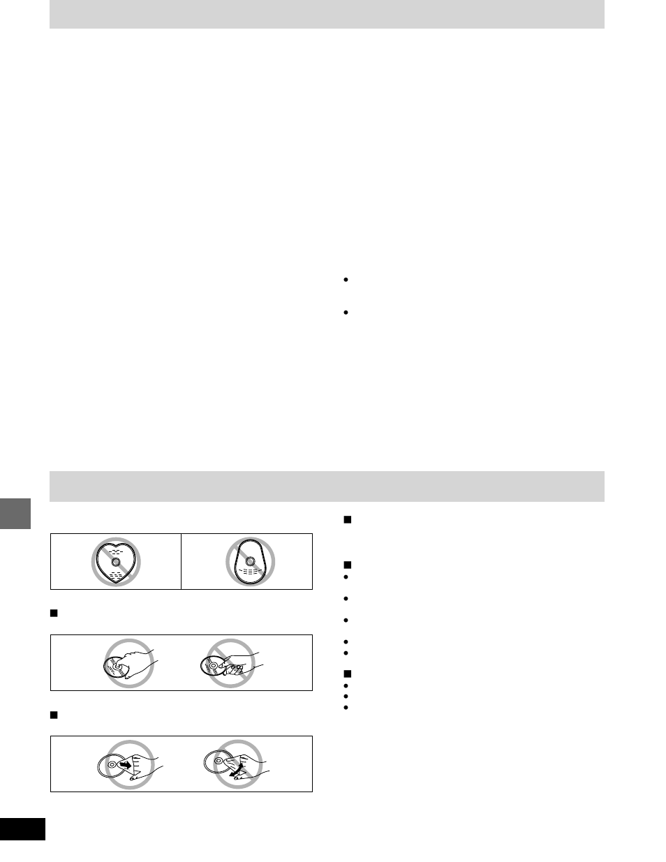 Glossary, Disc handling | Panasonic SC-DM3  EN User Manual | Page 32 / 36