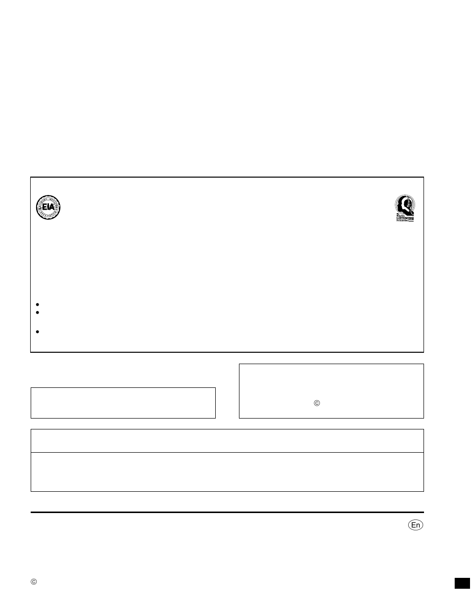 Listening caution | Panasonic SC-DM3  EN User Manual | Page 36 / 36
