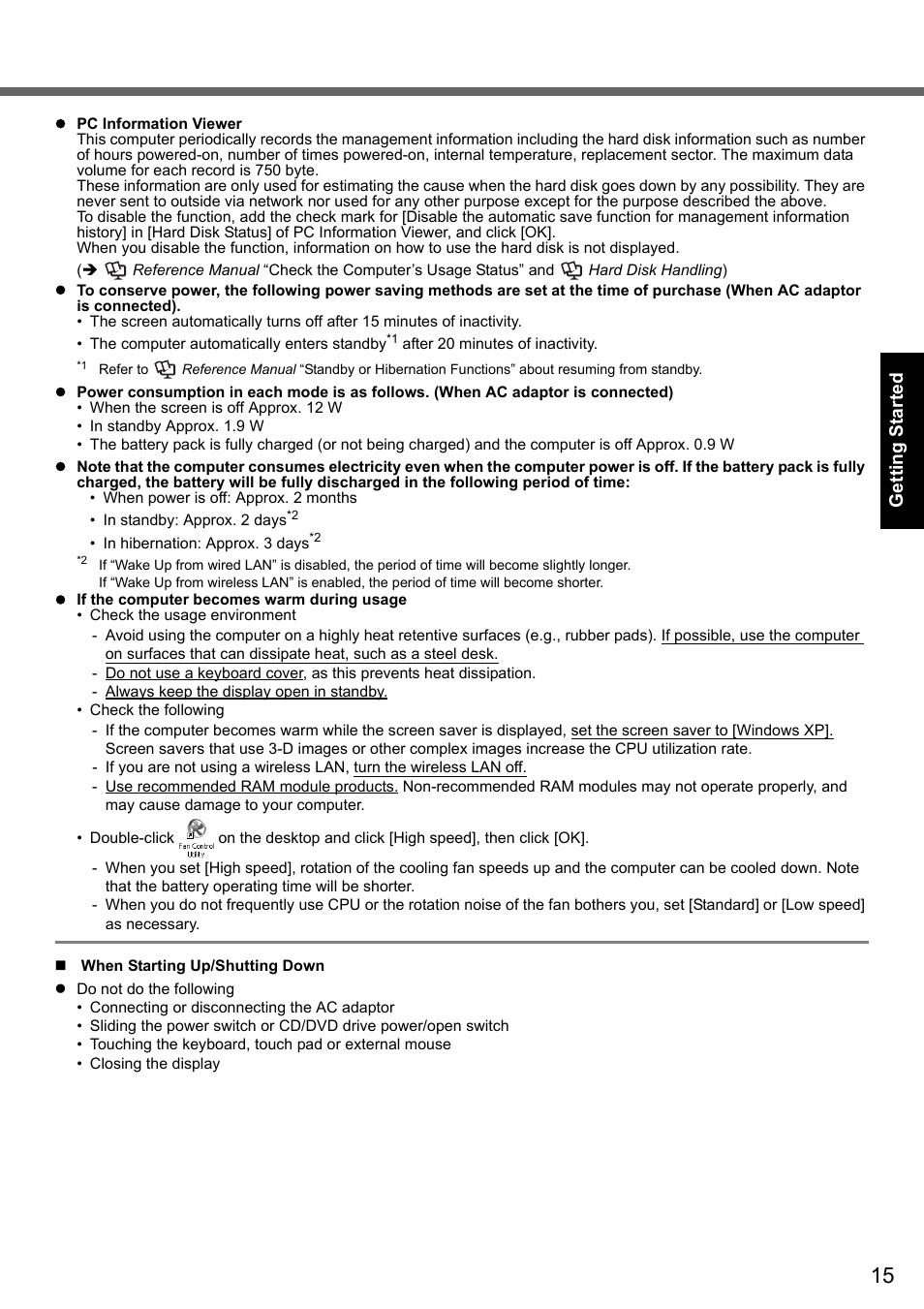 Panasonic CF-Y7 User Manual | Page 15 / 44