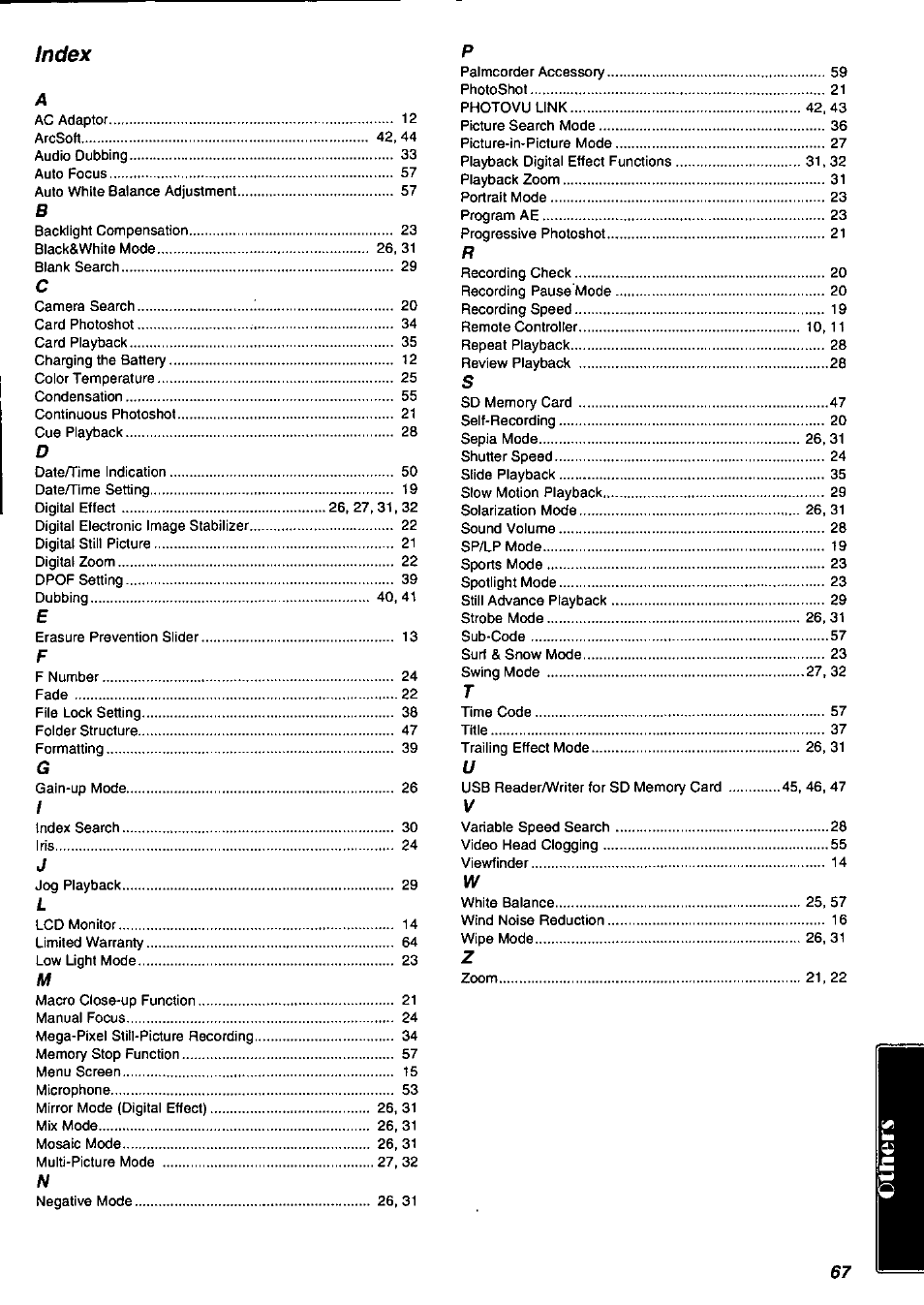 Panasonic PV-DV901 User Manual | Page 67 / 72