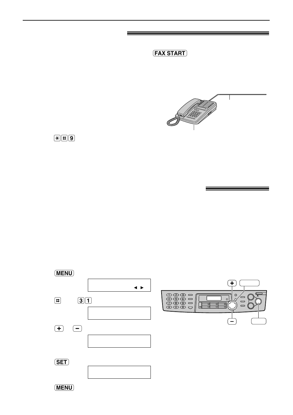 Receiving faxes / distinctive ring, Extension telephone, Using with the ring detection feature | Panasonic KX-FLB756AL User Manual | Page 48 / 88