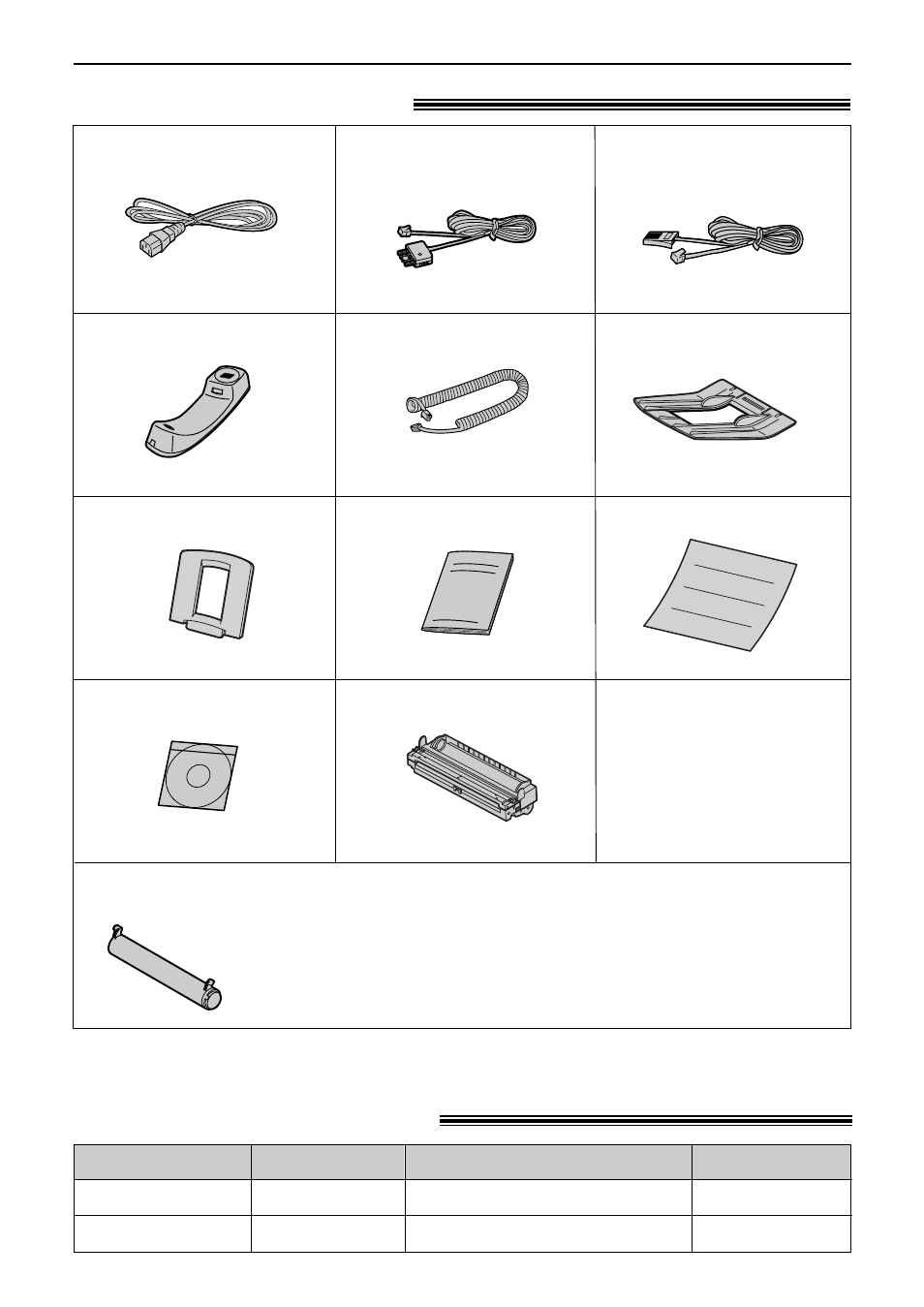 Accessories, Included accessories, Accessory information | Panasonic KX-FLB756AL User Manual | Page 9 / 88