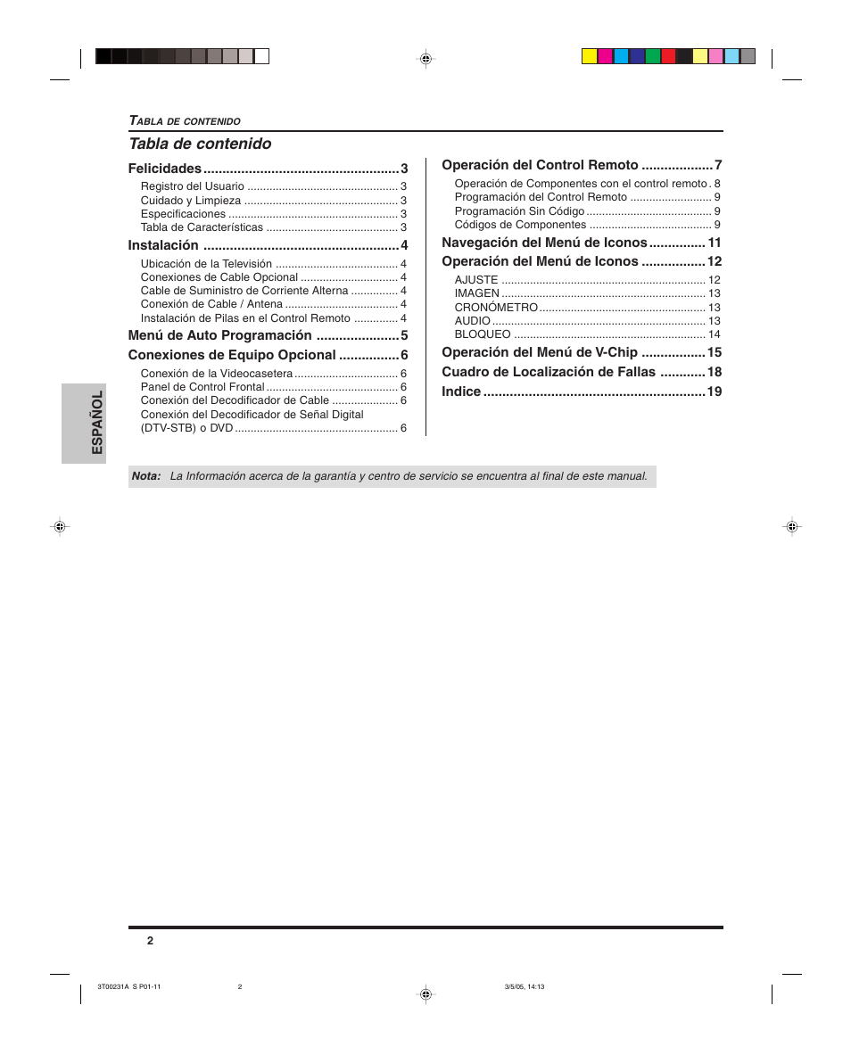 Panasonic CT 27SL15 User Manual | Page 24 / 68