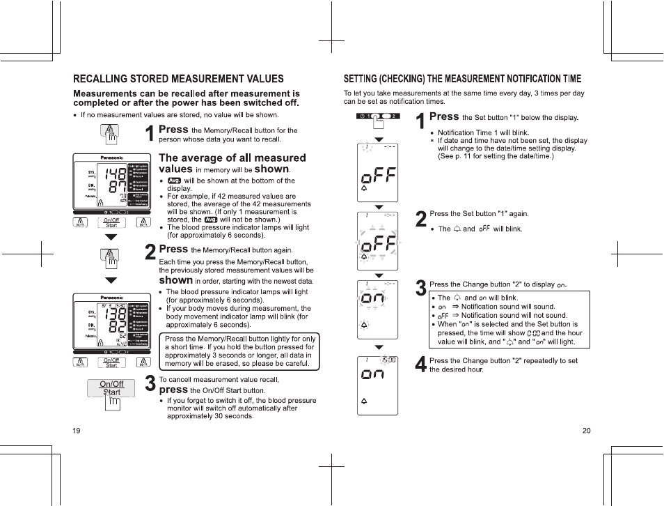 Panasonic EW3122 User Manual | Page 11 / 15