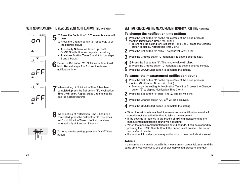 On off | Panasonic EW3122 User Manual | Page 12 / 15