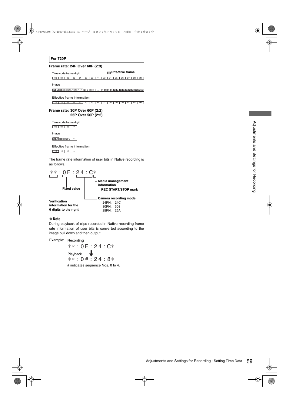 Panasonic AJ-HPX2000 User Manual | Page 59 / 194