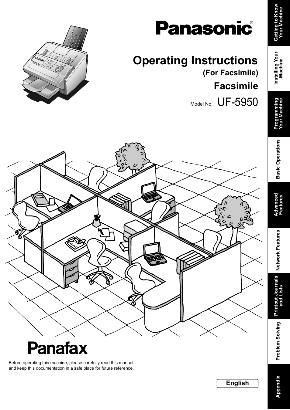 Panasonic Panafax UF-5950 User Manual | 158 pages