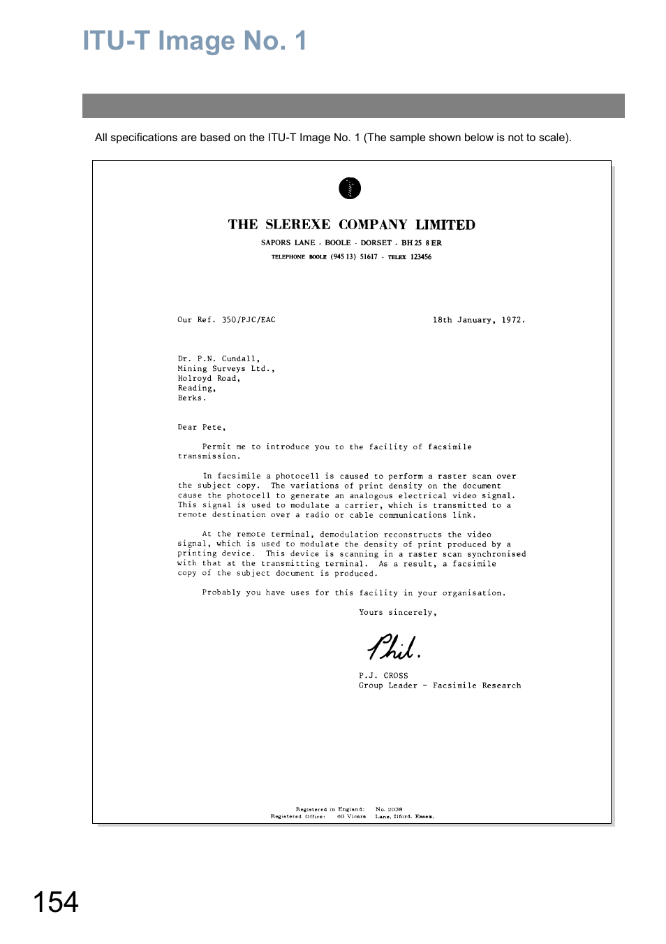 Itu-t image no. 1itu-t image no. 1, Itu-t image no. 1 | Panasonic Panafax UF-5950 User Manual | Page 154 / 158