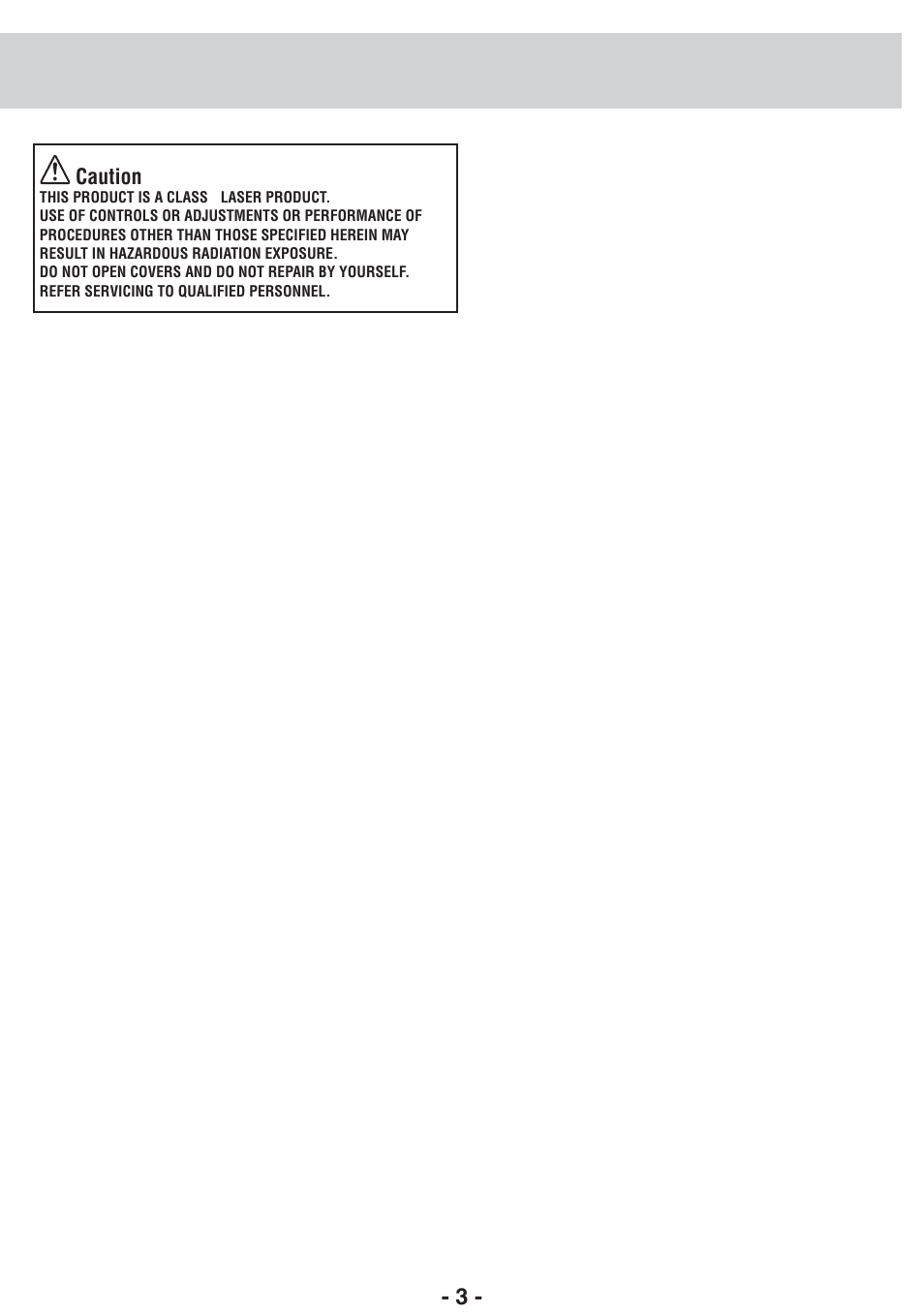 Panasonic CQ-RX102W  EN User Manual | Page 3 / 24