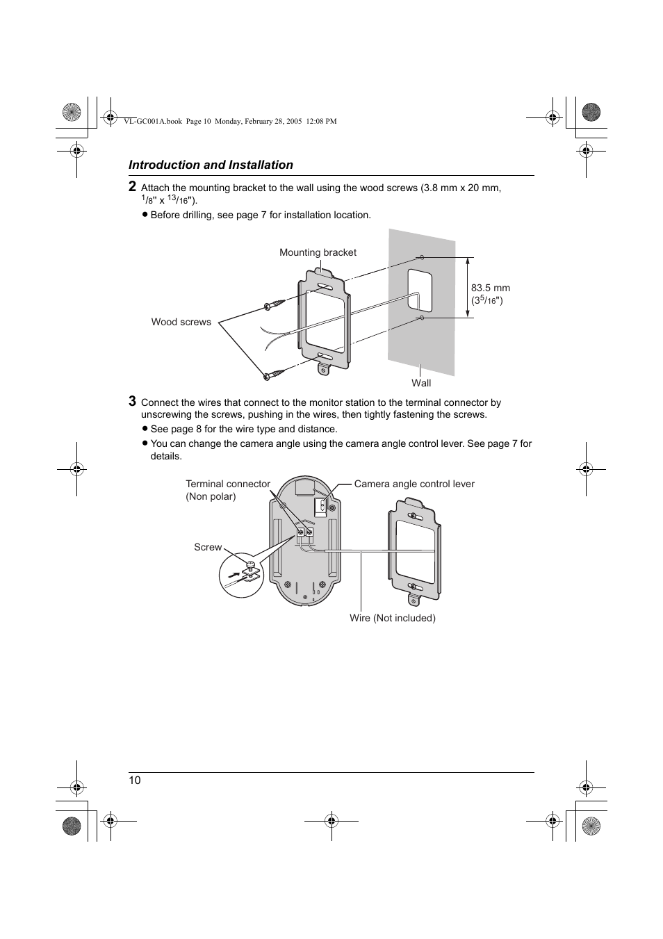 Panasonic VL-GC001A User Manual | Page 10 / 16