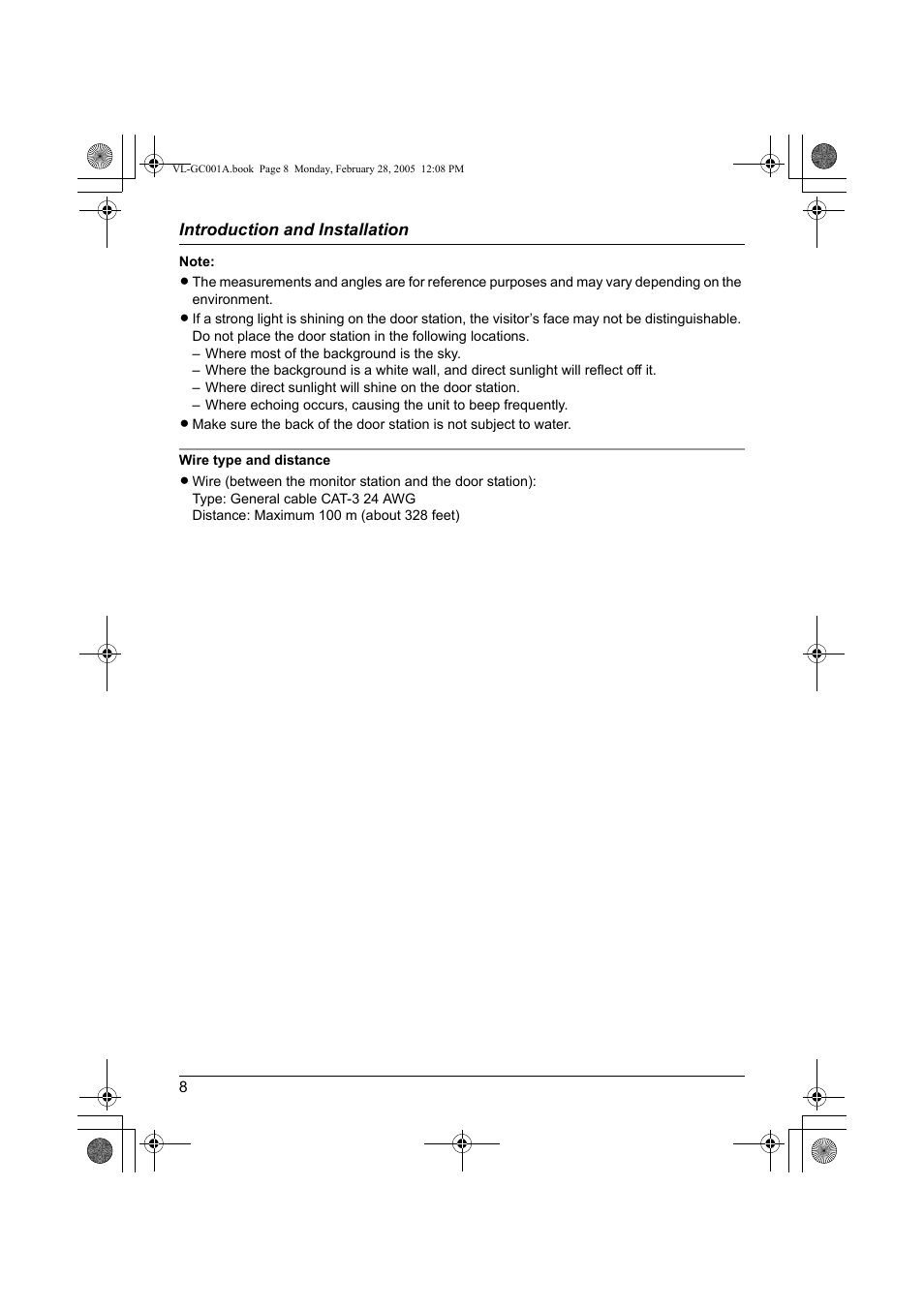 Panasonic VL-GC001A User Manual | Page 8 / 16