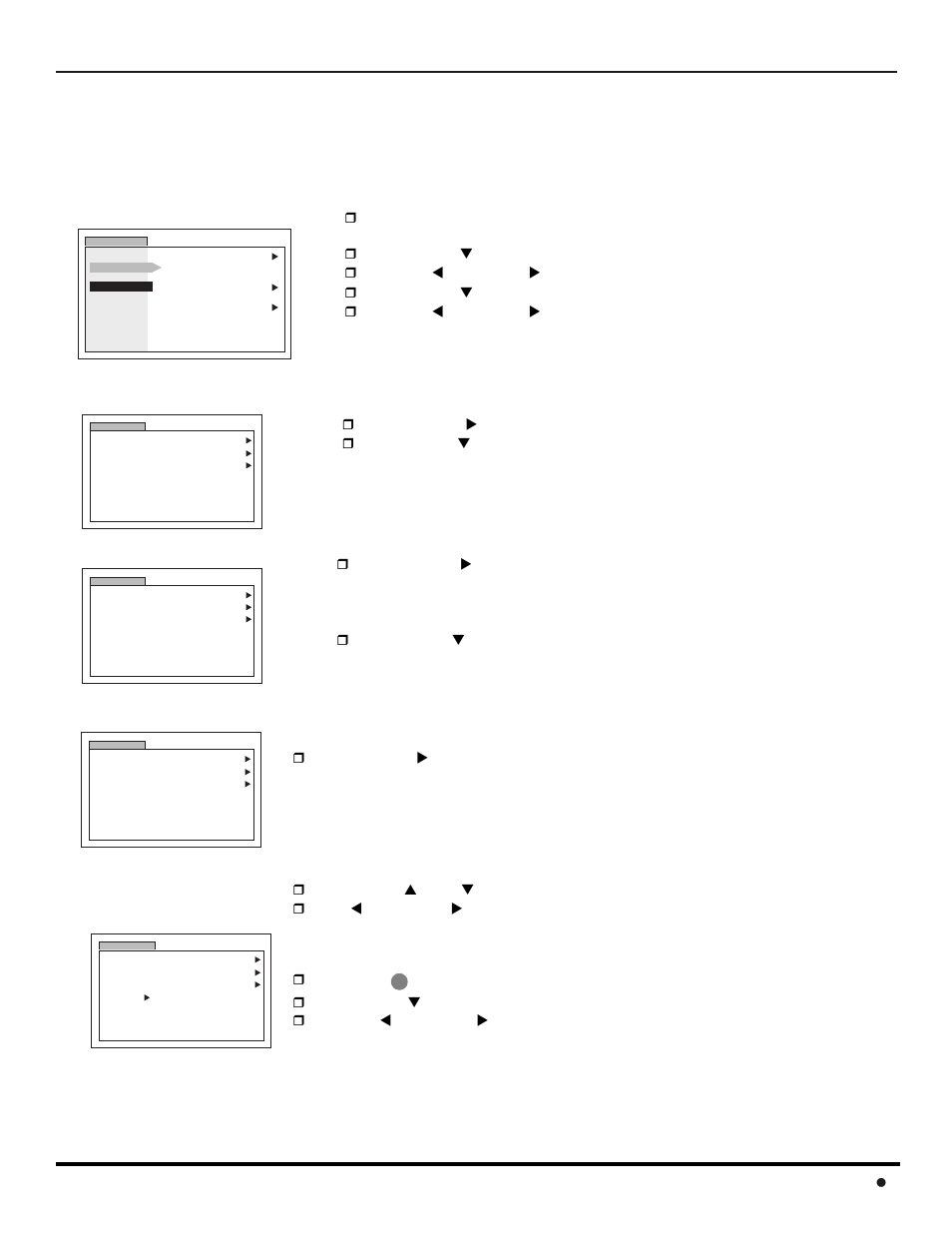 Operacion del menu de v-chip, Operación del menu v-chip, V-chip | Peración, 43 l, Para, Activado | Panasonic CinemaVision PT 53WX42 User Manual | Page 101 / 112