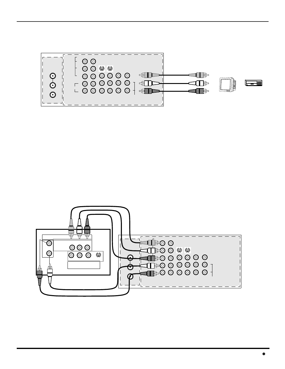 Program out (prog out), Digital tv - set-top box (dtv-stb) or dvd players, Program out connection (prog out) | Ptional, Quipment, Onnections 11 l, Procedure, And p | Panasonic CinemaVision PT 53WX42 User Manual | Page 13 / 112