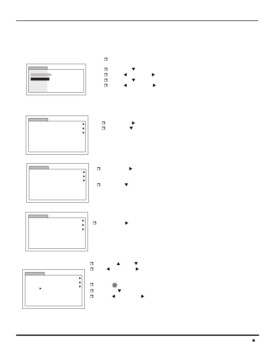 V-chip menu operation, V-chip m | Panasonic CinemaVision PT 53WX42 User Manual | Page 45 / 112