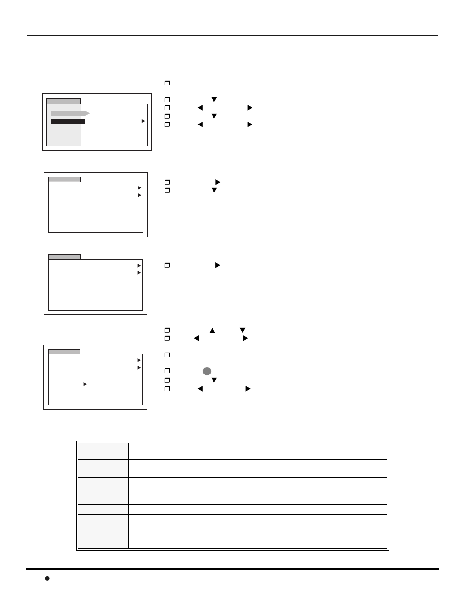 V-chip m, Rating systems for canada | Panasonic CinemaVision PT 53WX42 User Manual | Page 48 / 112