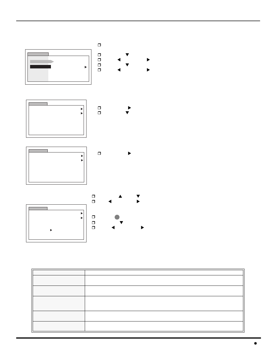 V-chip m | Panasonic CinemaVision PT 53WX42 User Manual | Page 49 / 112